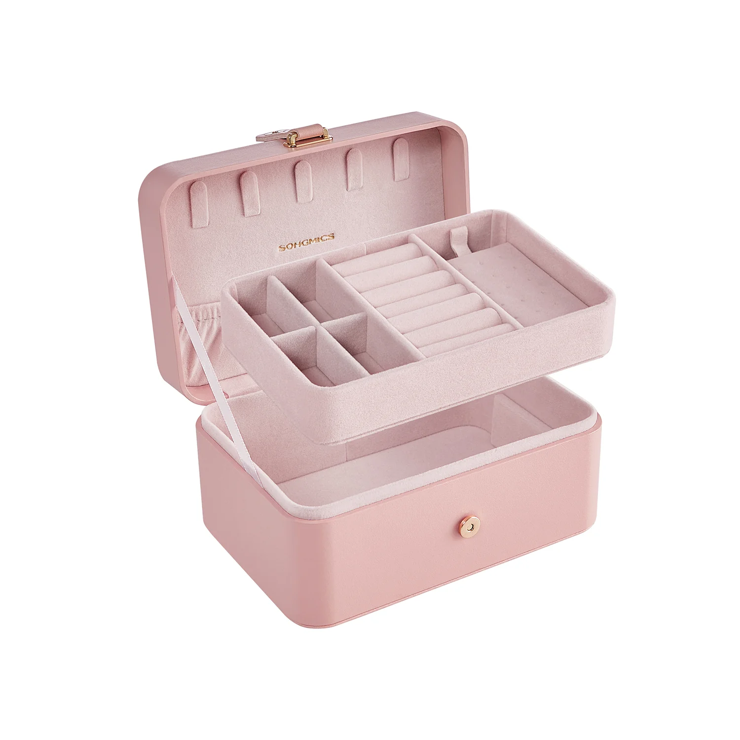 2-Layer Portable Jewellery Box - Image 4