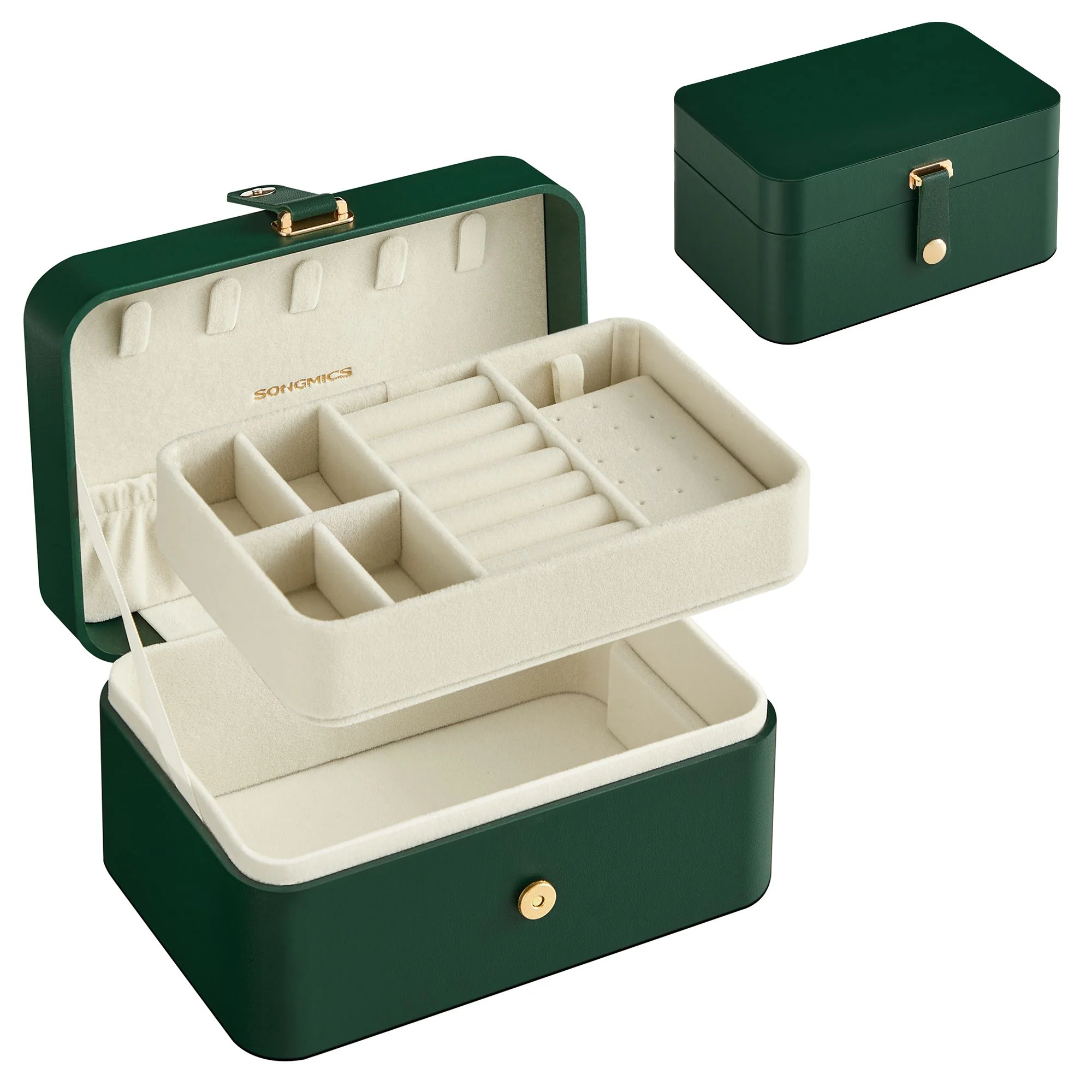 2-Layer Portable Jewellery Box - Image 6