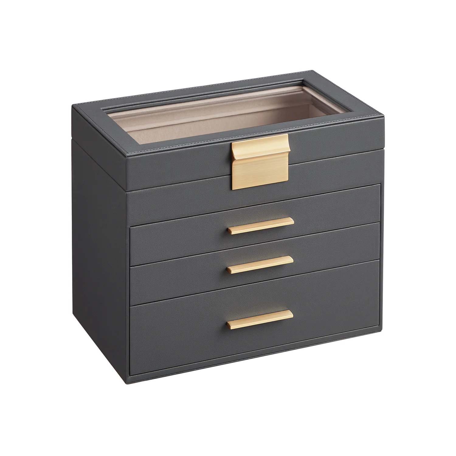 Jewellery Box with Glass Lid