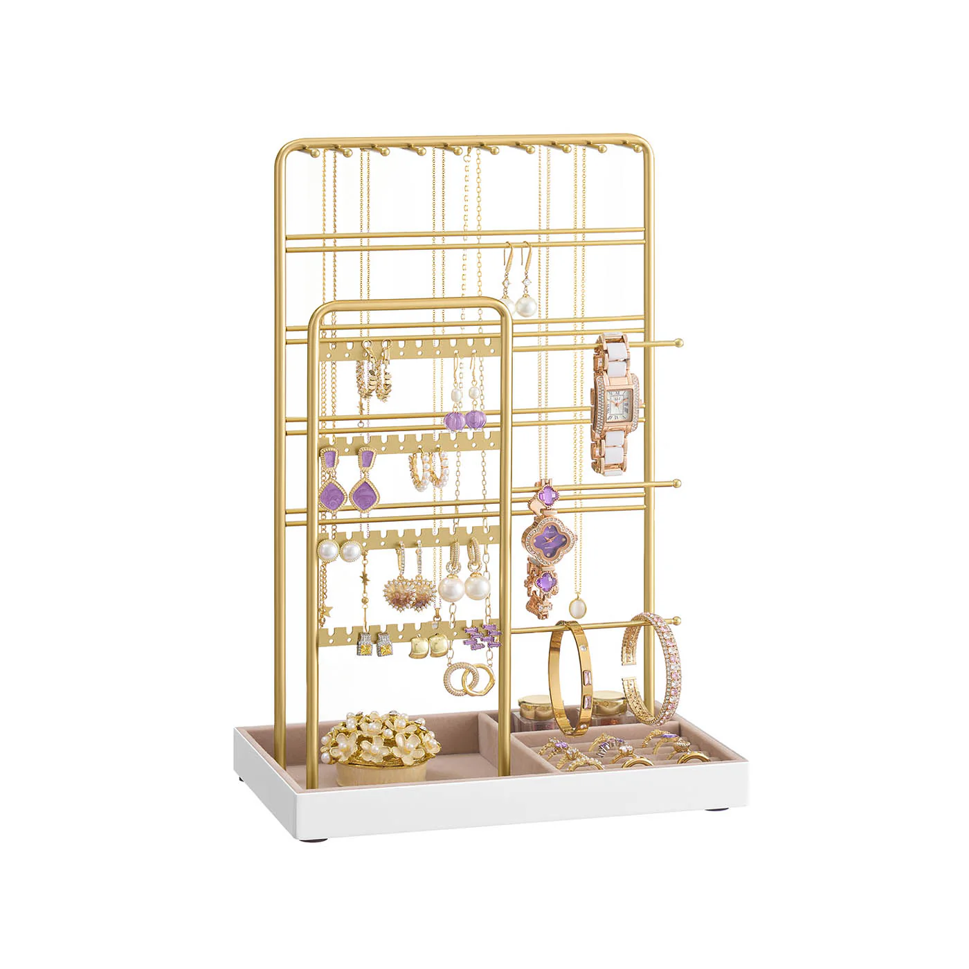 Jewellery Stand with Velvet Tray - Image 7