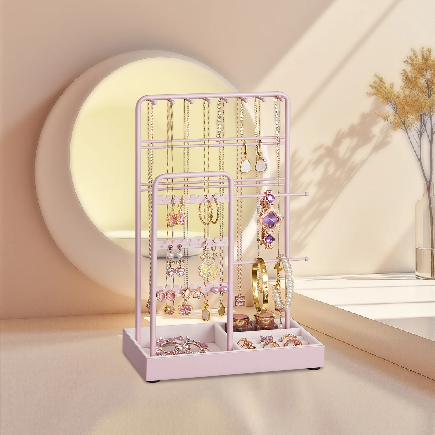 Jewellery Stand with Velvet Tray - Image 3
