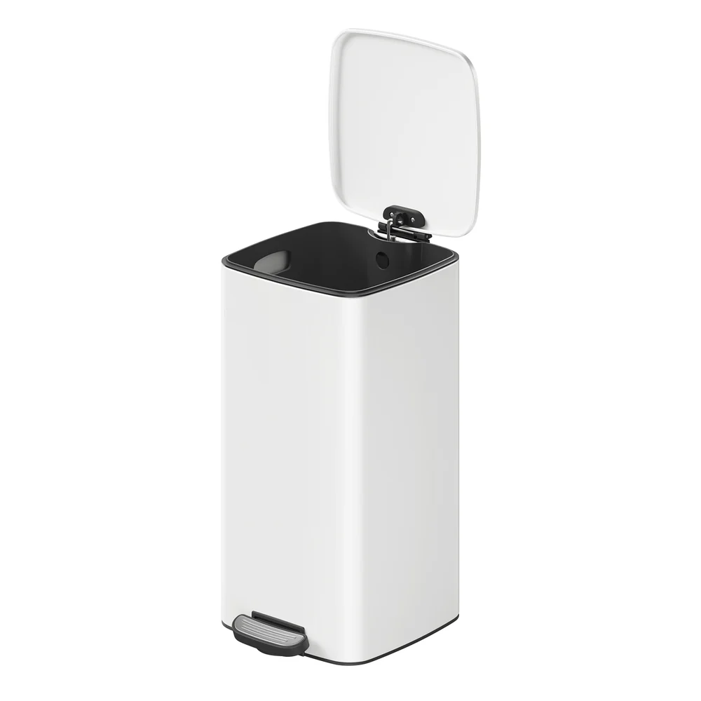Trash Can, 8-Gallon Trash Bin, Stainless Steel Kitchen Garbage Can - Image 8