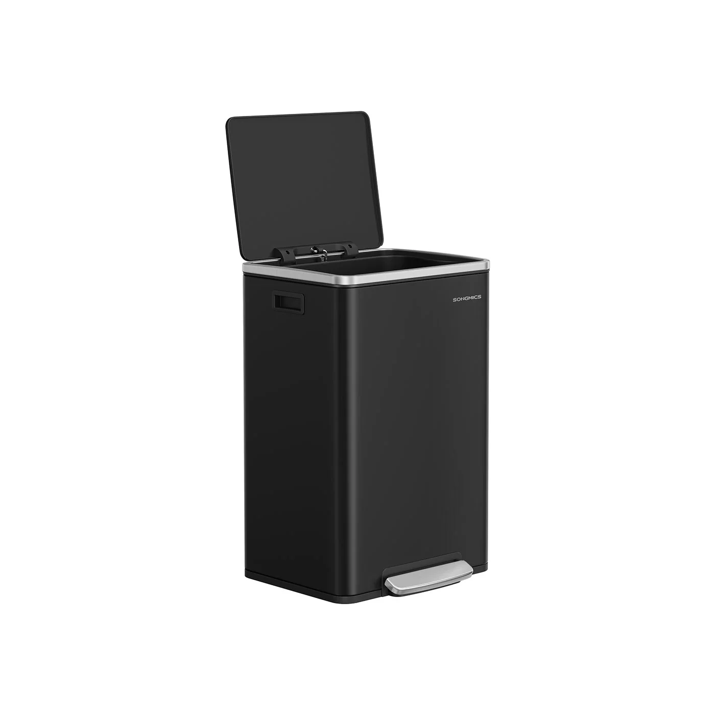 Kitchen bin with soft close lid and removable inner bucket