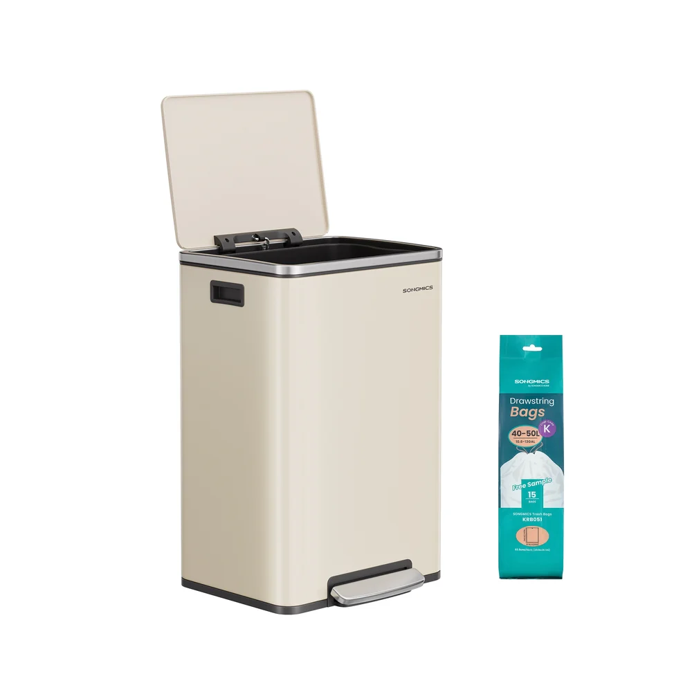Kitchen bin with soft close lid and removable inner bucket - Image 4