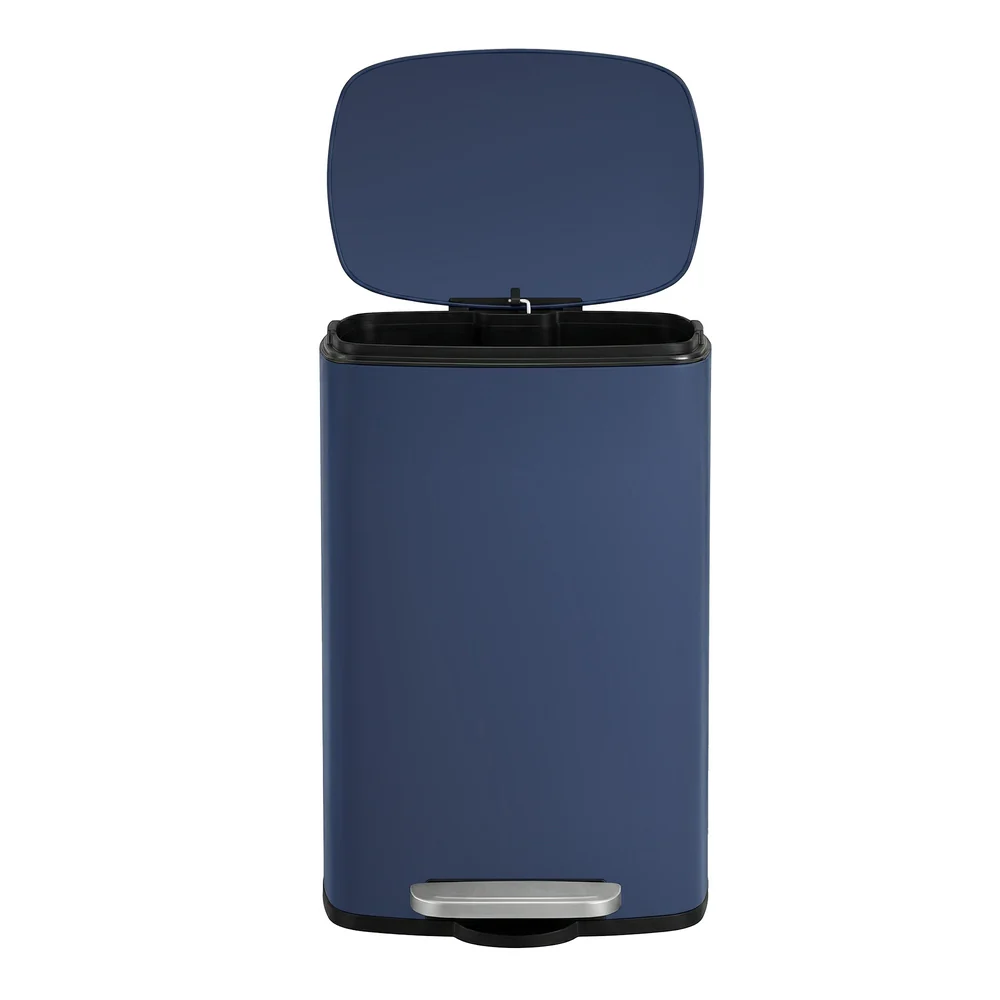 50 L Kitchen Bin, Rubbish Bin, Stainless Steel Trash Bin, Soft Close - Image 3