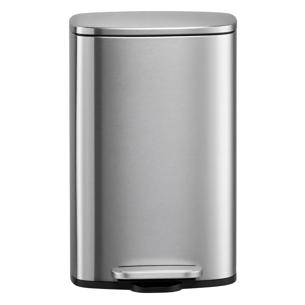 50 L Kitchen Bin, Rubbish Bin, Stainless Steel Trash Bin, Soft Close - Image 4