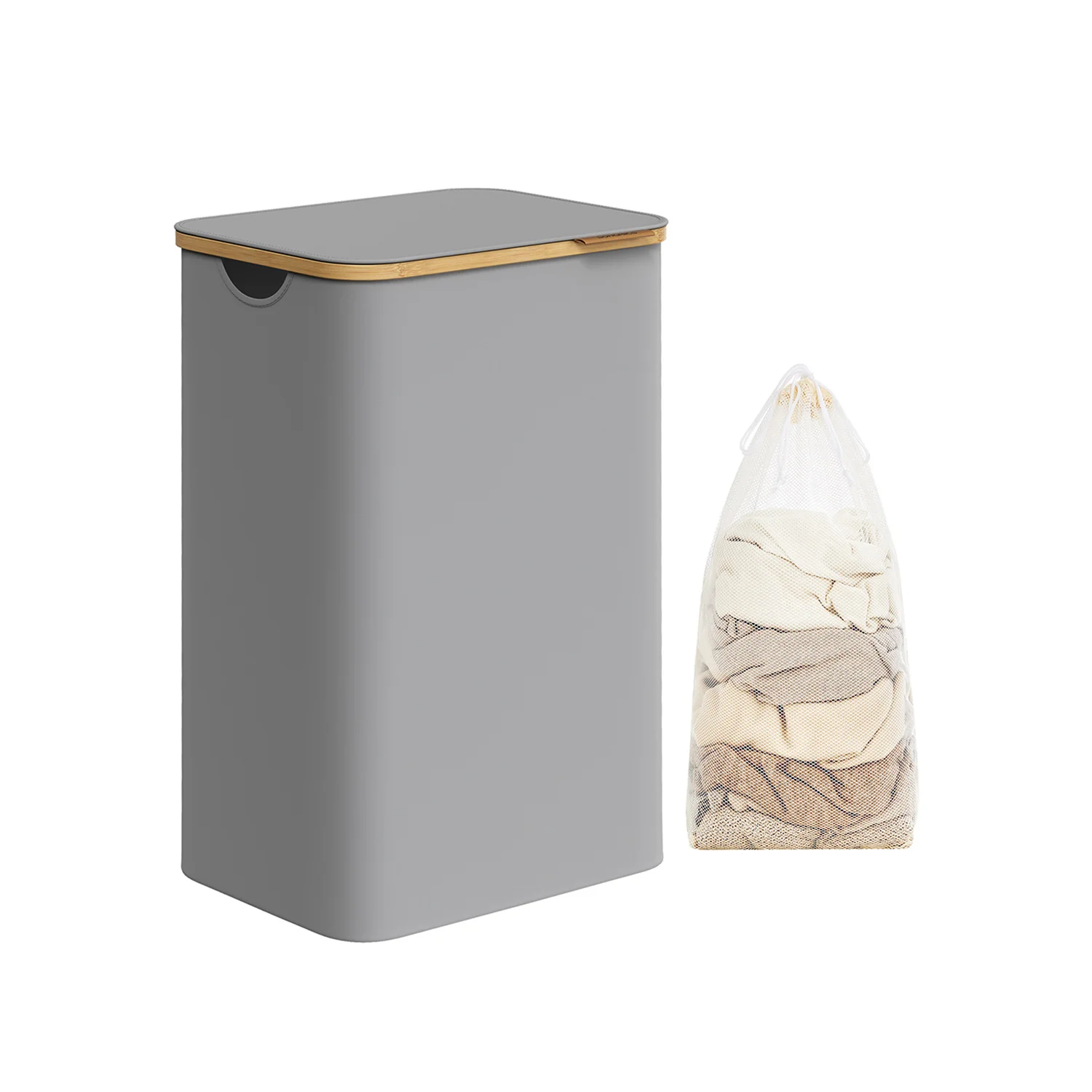 Laundry Basket with Lid - Image 5