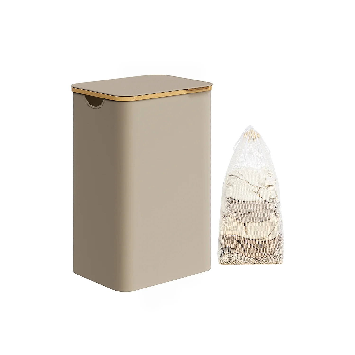Laundry Basket with Lid - Image 7