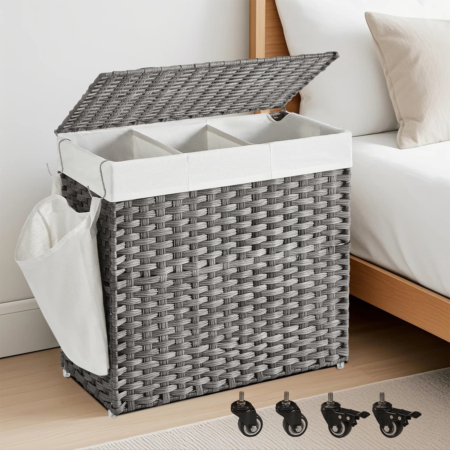 Laundry Hamper with Removable Bag