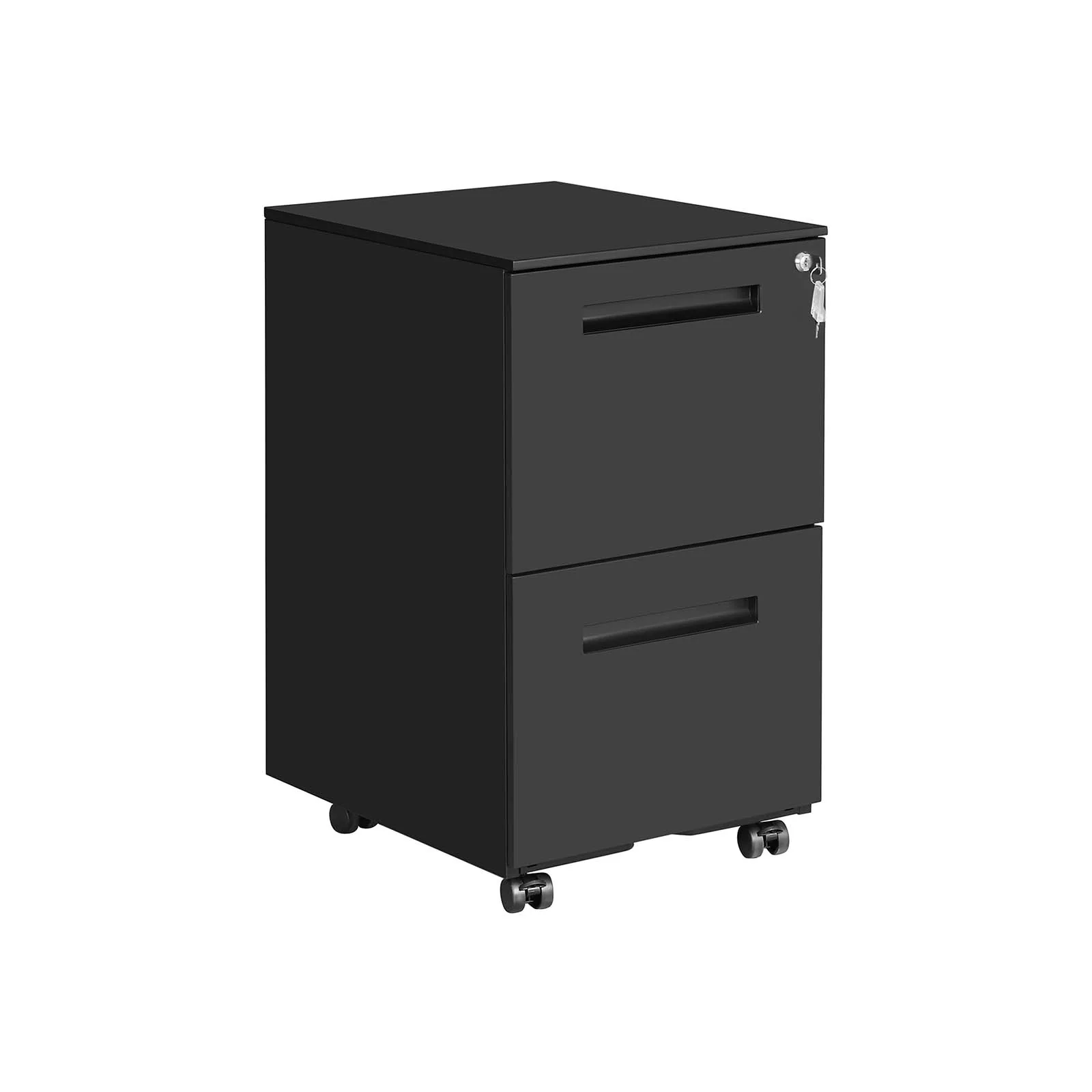 Matte Black File Cabinet