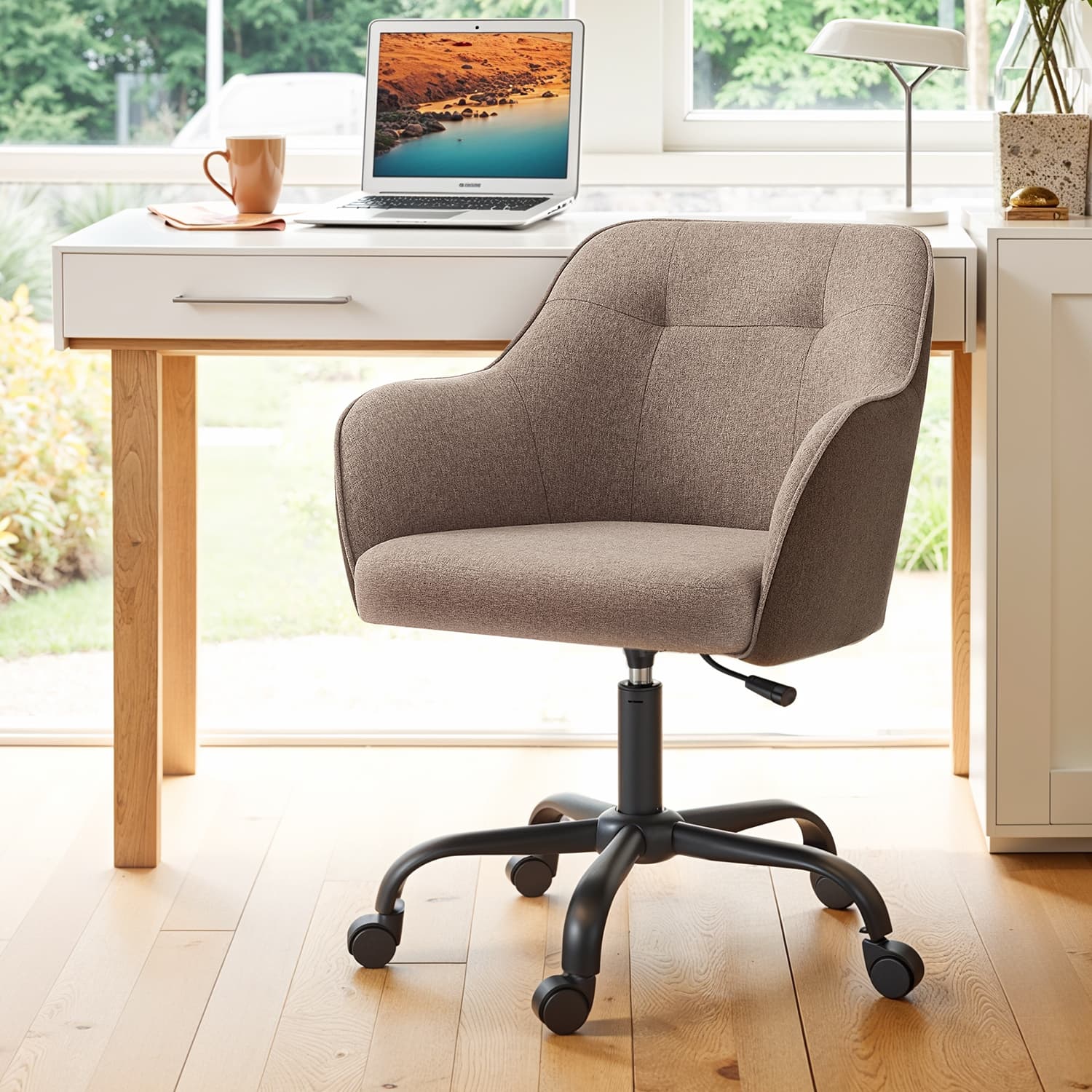 Office Chair, Accent Chair for Study Home Office, Adjustable Height - Image 8