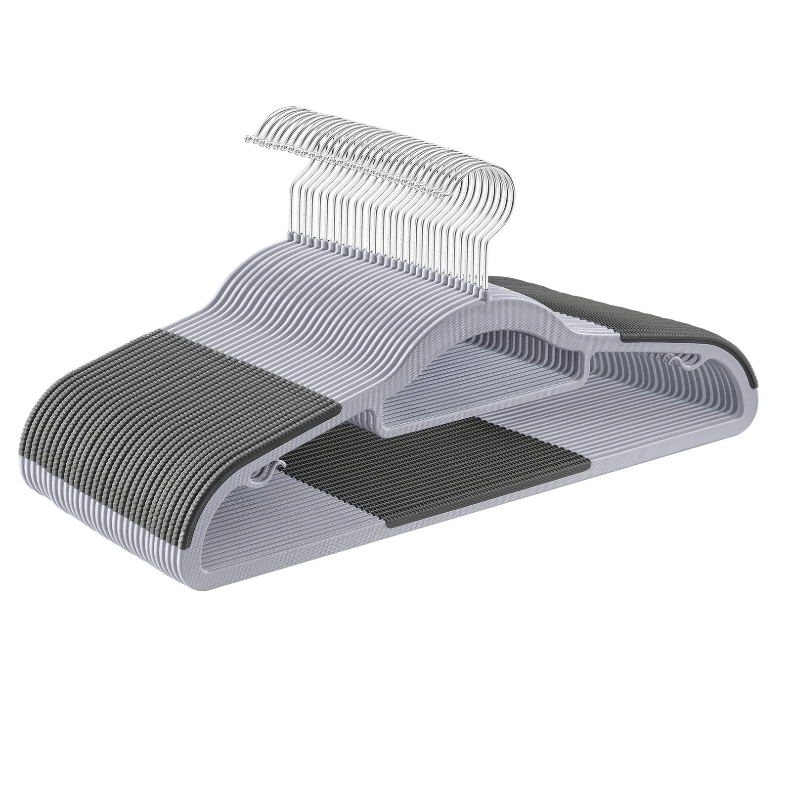Heavy-Duty Plastic Hangers, Non-Slip - Image 2