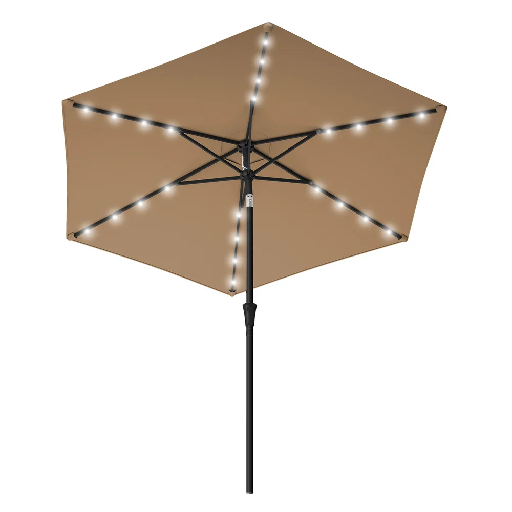 Parasol Sun Umbrella with LED Lights - Image 2