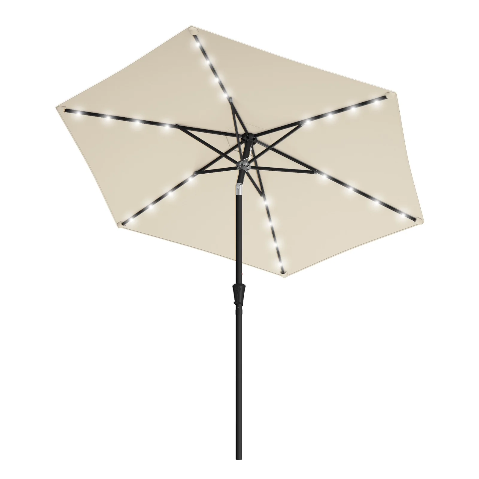 Parasol Sun Umbrella with LED Lights - Image 3