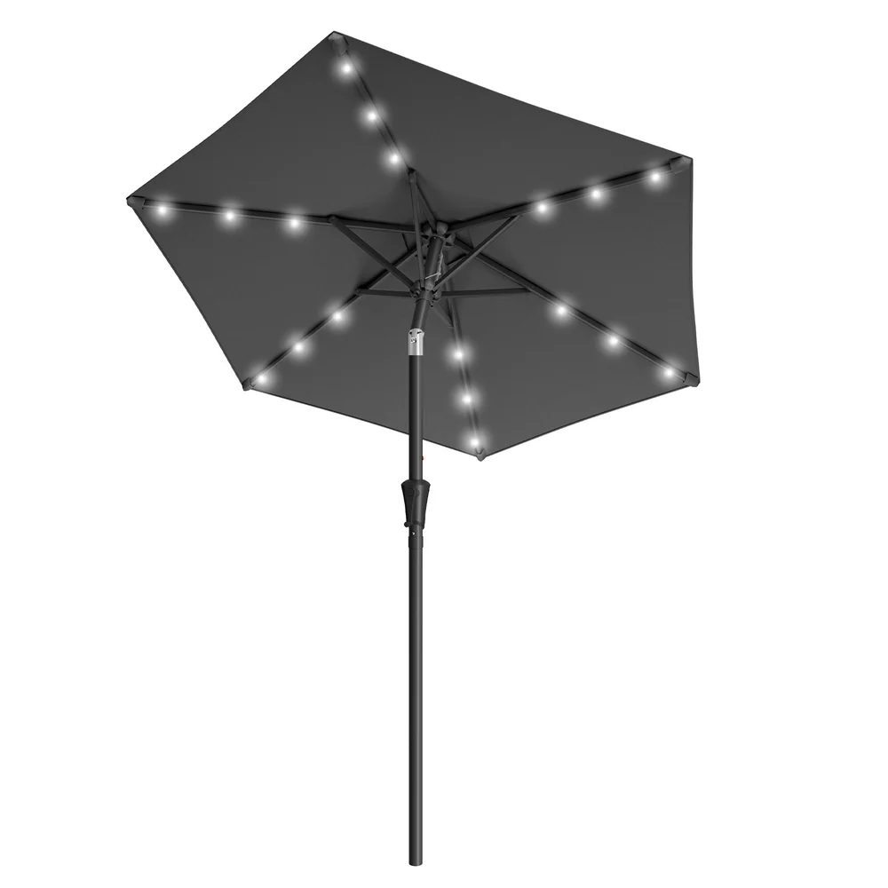 Parasol Sun Umbrella with LED Lights - Image 4