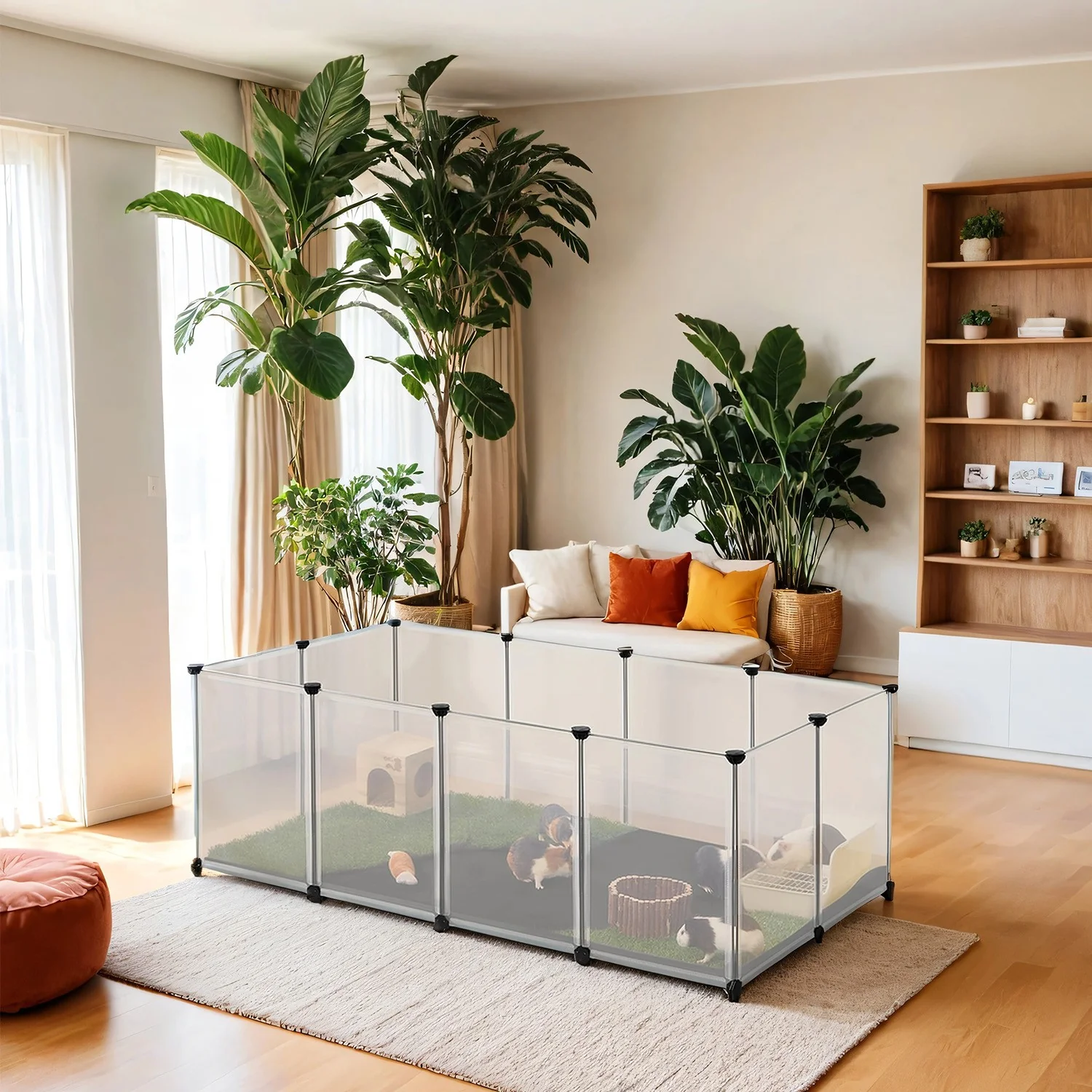Pet Playpen with Floor