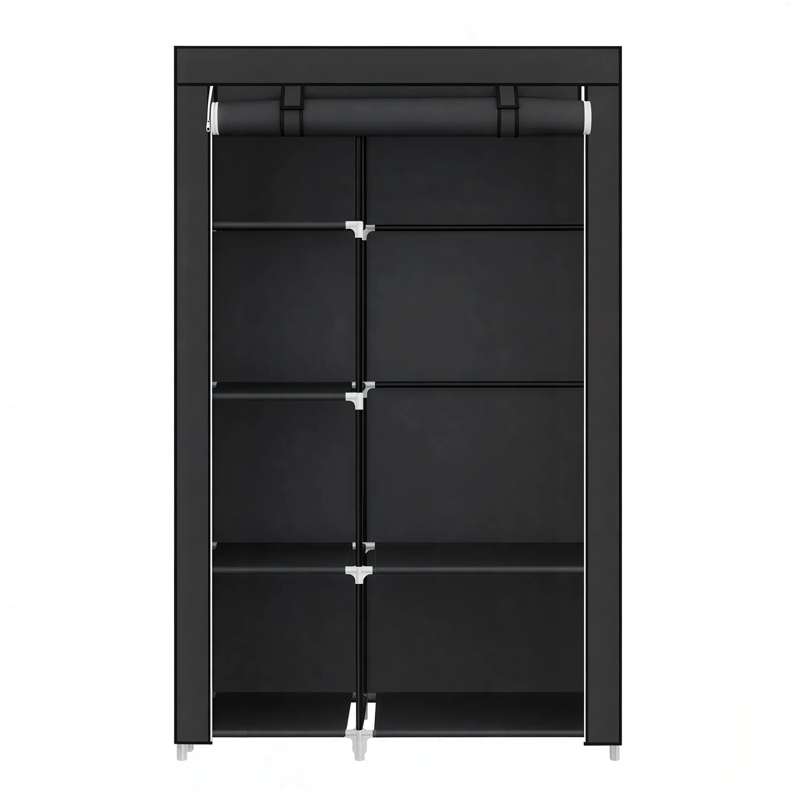 Portable Wardrobe with Fabric Cover - Image 2