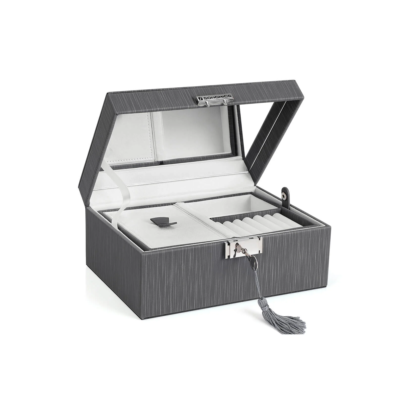 Removable Divider Jewelry Box - Image 3