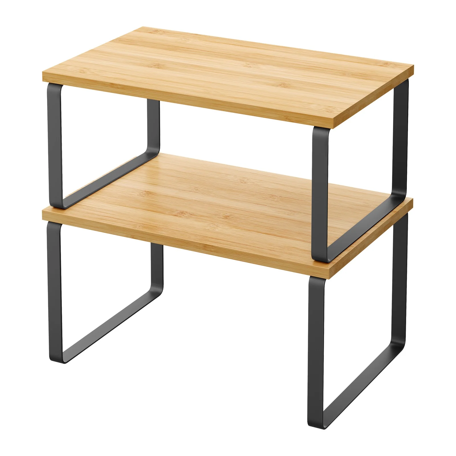 Set of 2 Expandable Kitchen Spice Rack Stackable