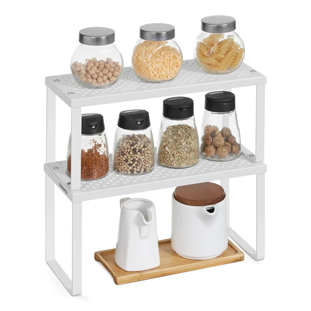 Set of 2 Stackable and Expandable Spice Racks - Image 4