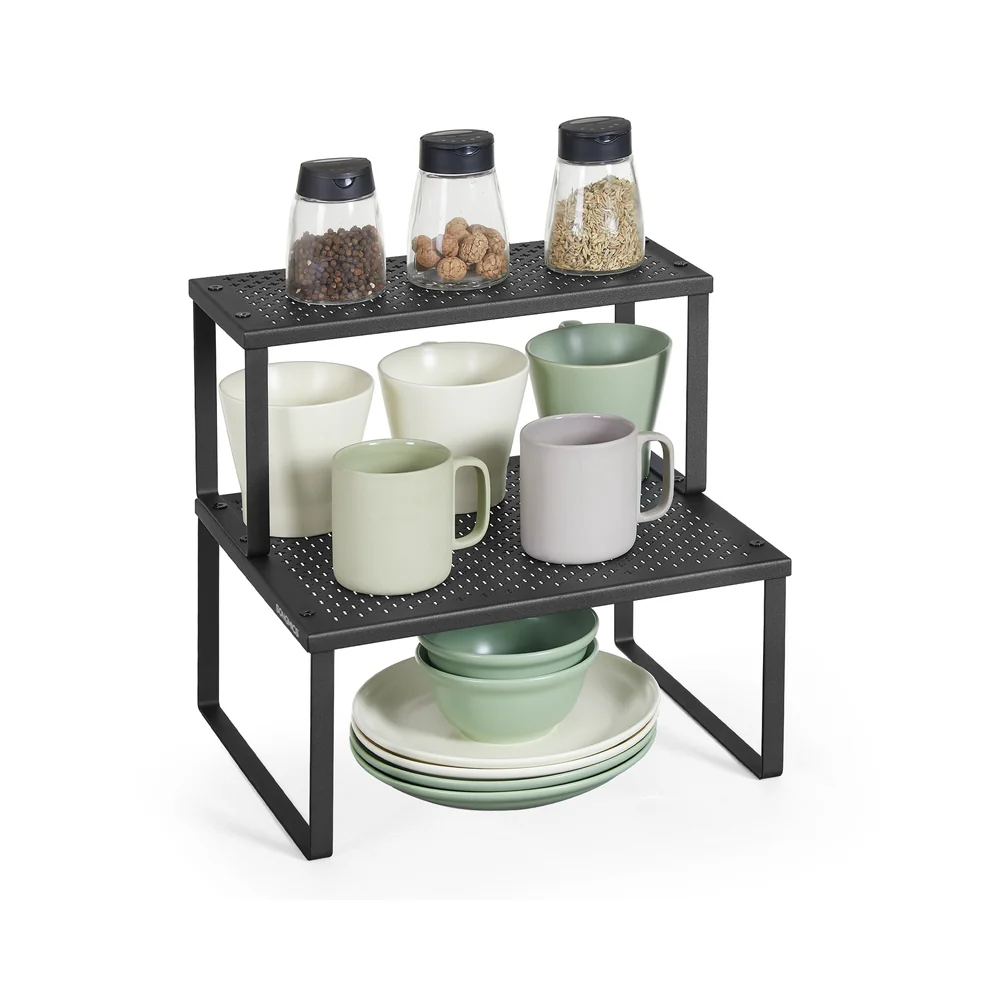 Set of 2 Stackable and Expandable Spice Racks - Image 5