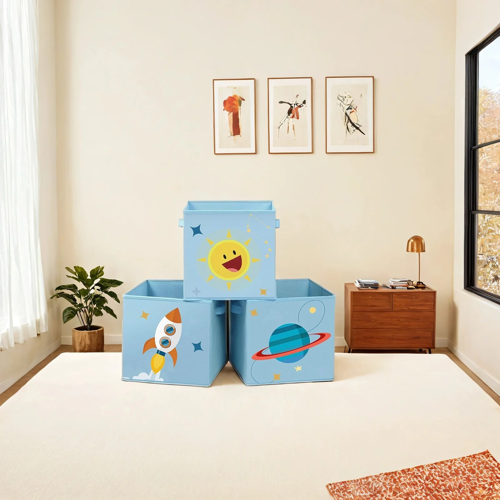 Set of 3 Foldable Storage Organizer Box