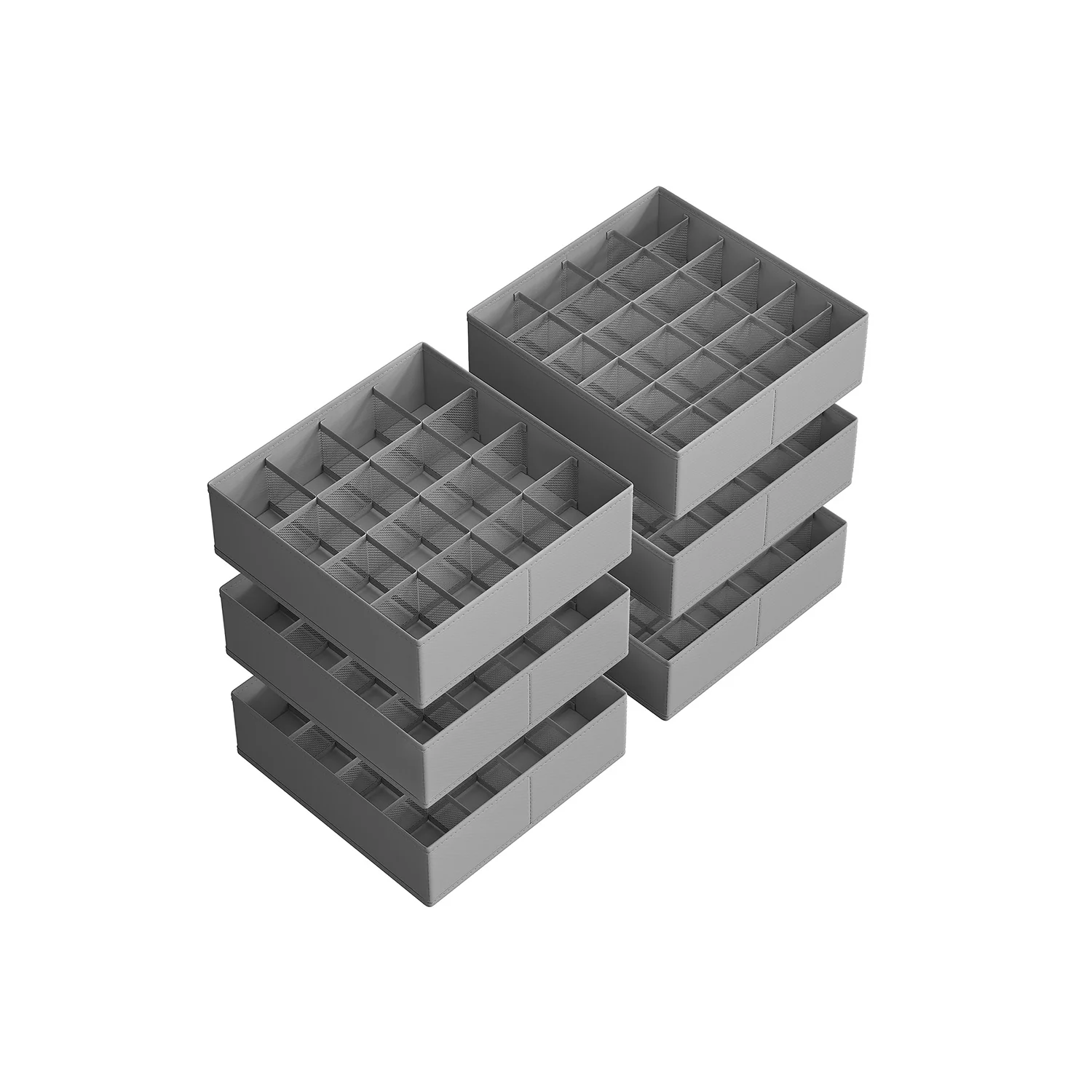 Set of 4 Drawer Organisers with 80 Compartments - Image 3