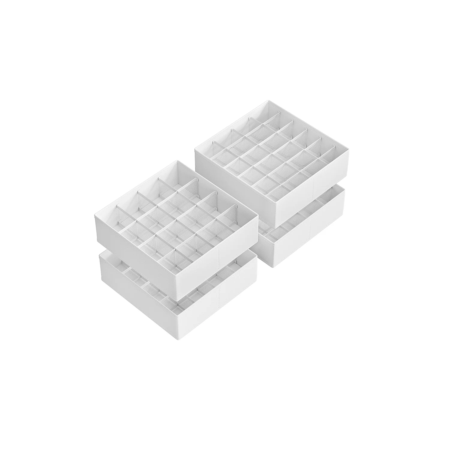 Set of 4 Drawer Organisers with 80 Compartments - Image 5
