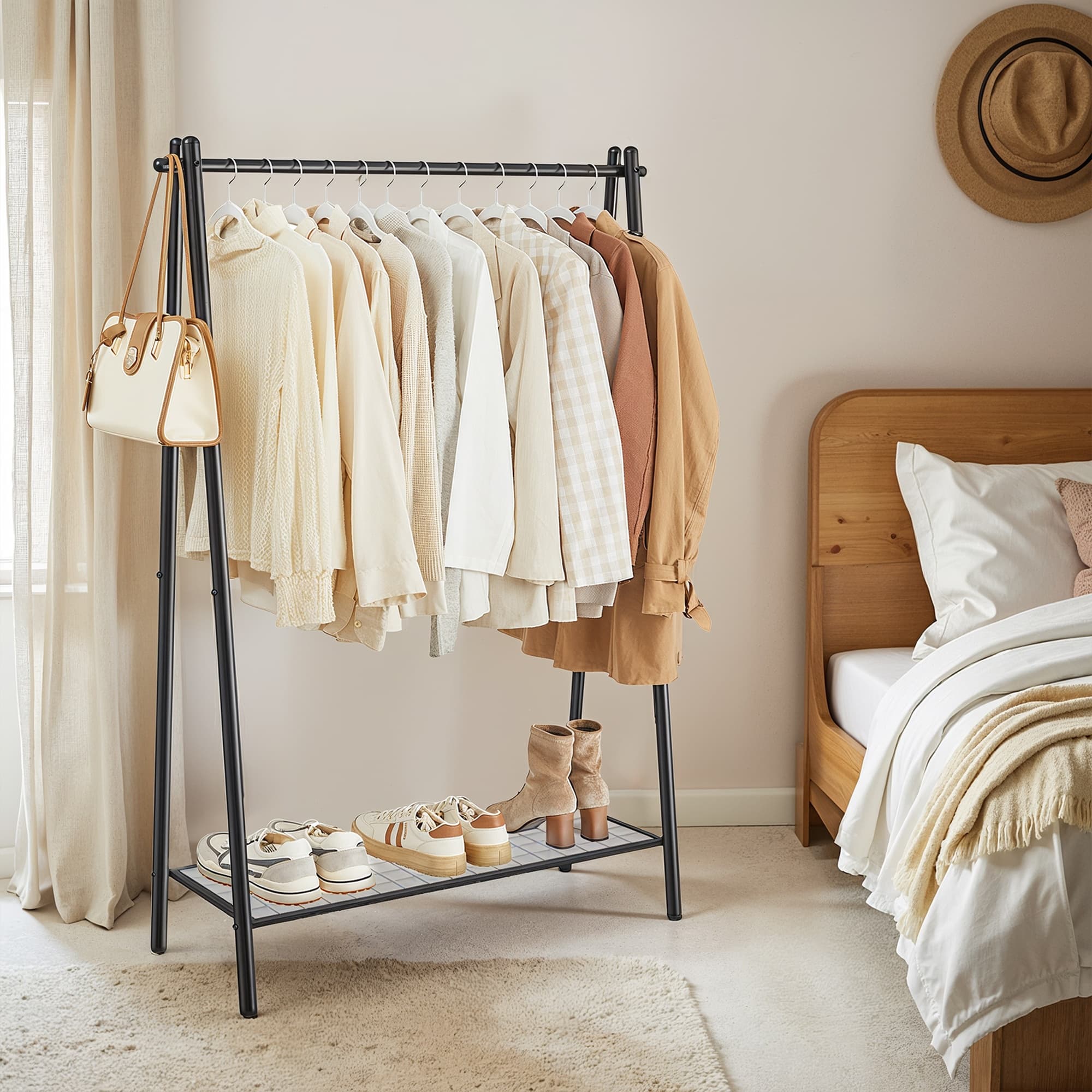 Single Rod Garment Rack