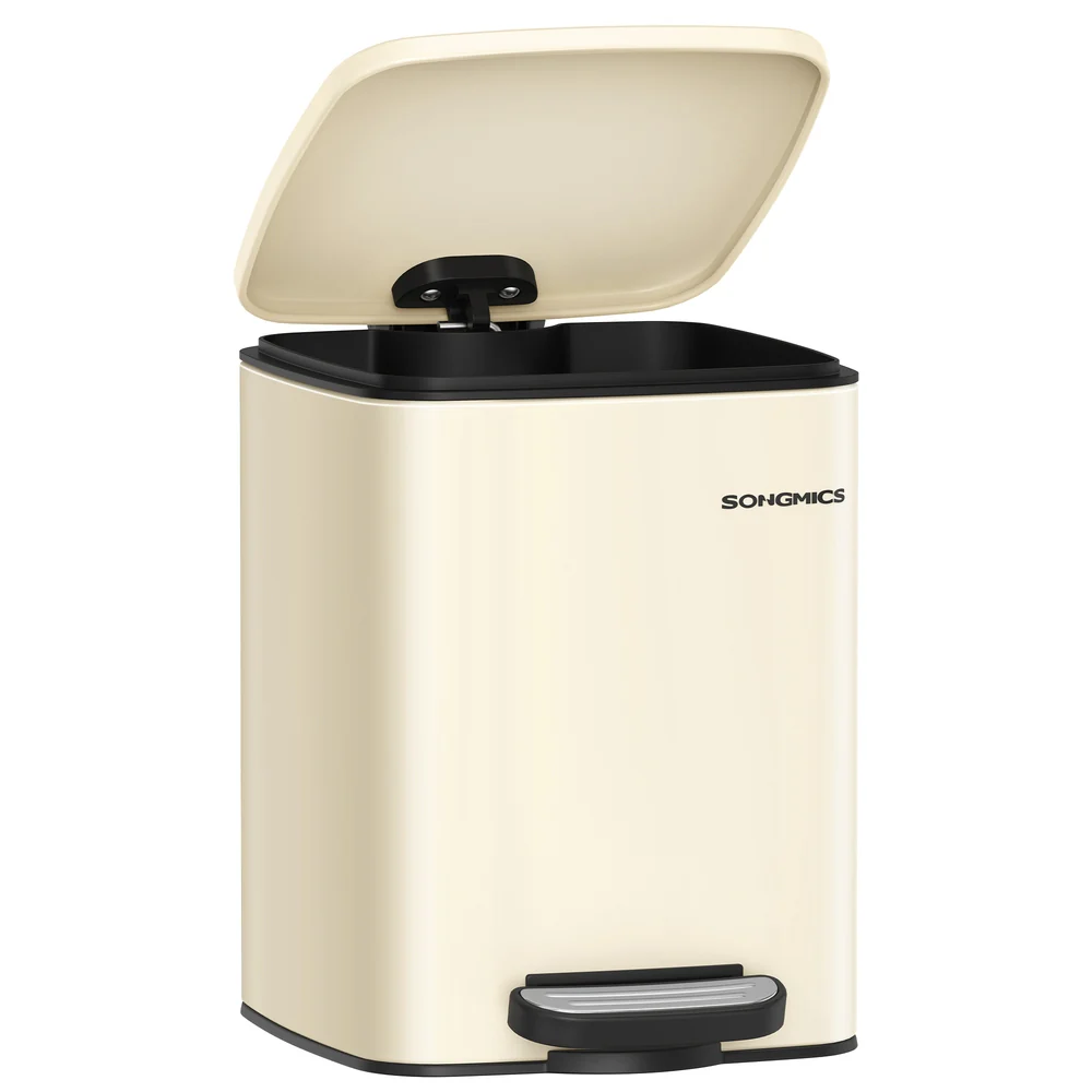 Small Steel Pedal Bathroom Bin - Image 10