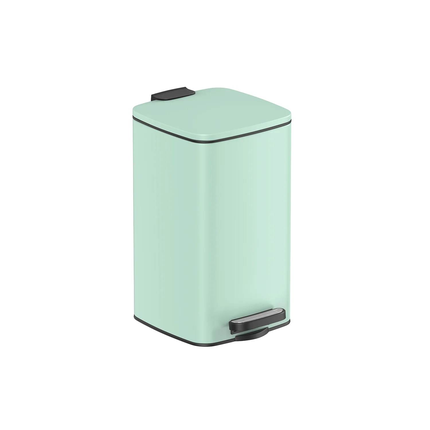 Small Steel Pedal Bathroom Bin - Image 4