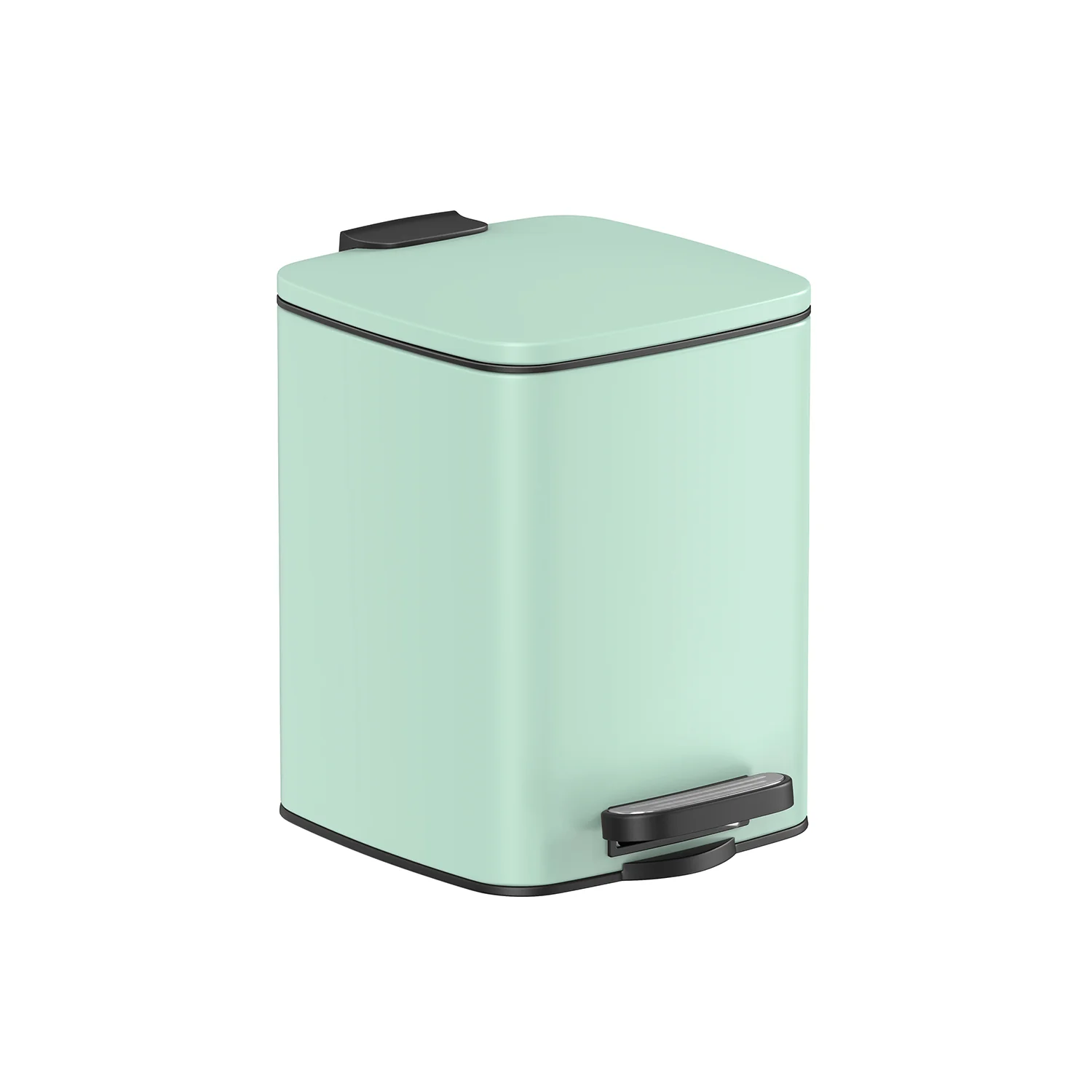 Small Steel Pedal Bathroom Bin - Image 5