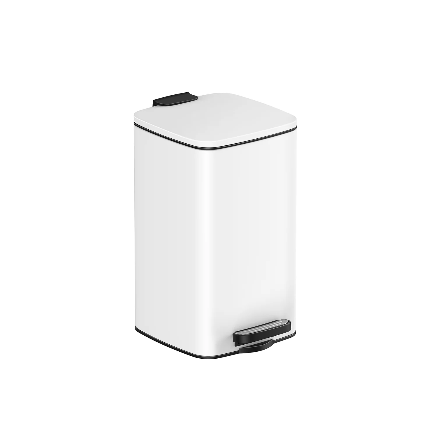 Small Steel Pedal Bathroom Bin - Image 6