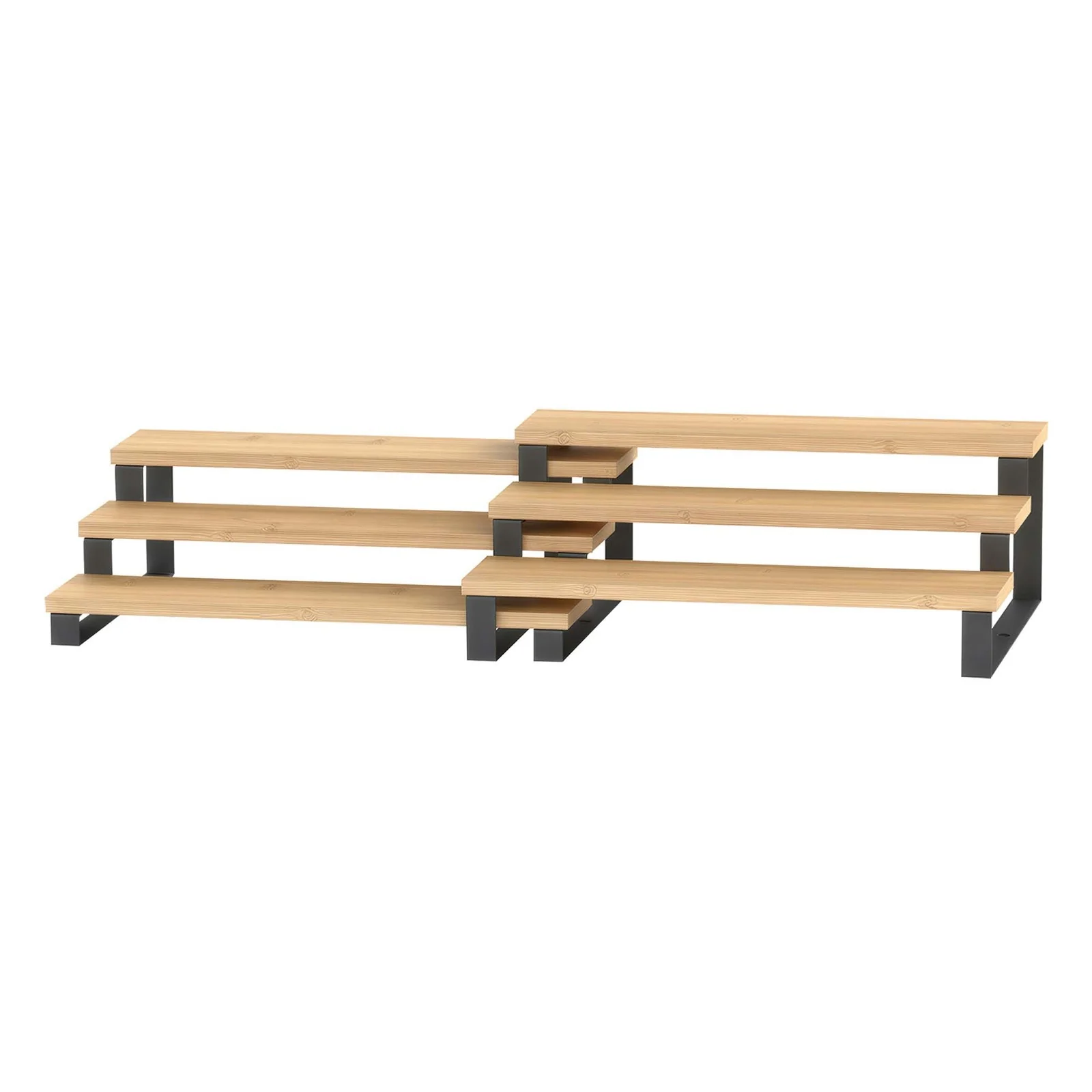 Spice Rack, Set of 2 Cabinet Shelf Organisers