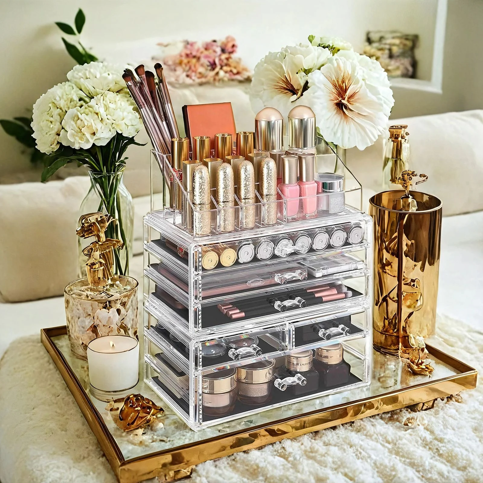 Stackable Makeup Organiser