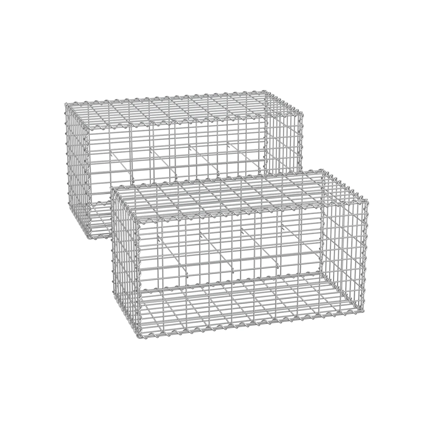 Stone Basket Garden Fence 100 x 50 x 50 cm - Image 2