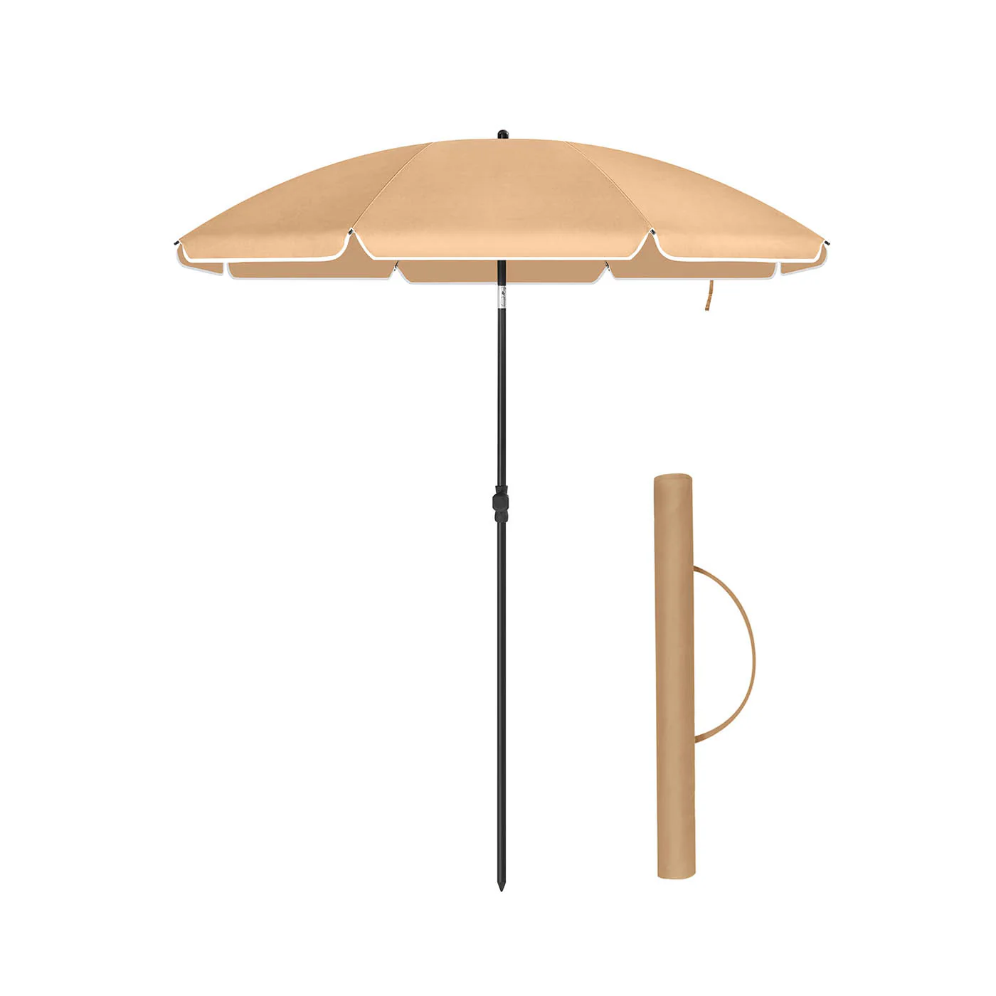 1.6m Sun Protection Beach Umbrella - Image 4