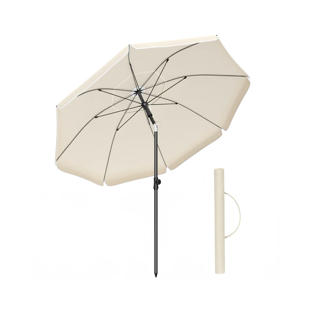 1.6m Sun Protection Beach Umbrella - Image 6