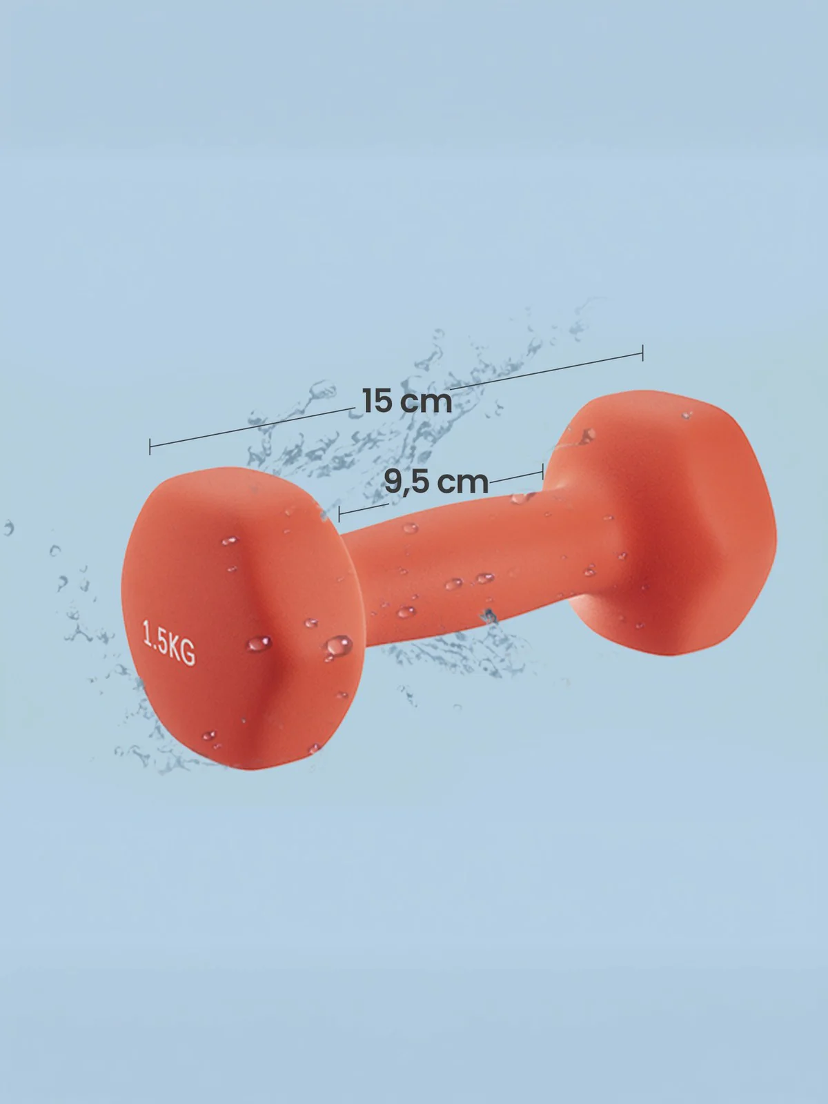 Various Coloured Vinyl Dumbbells