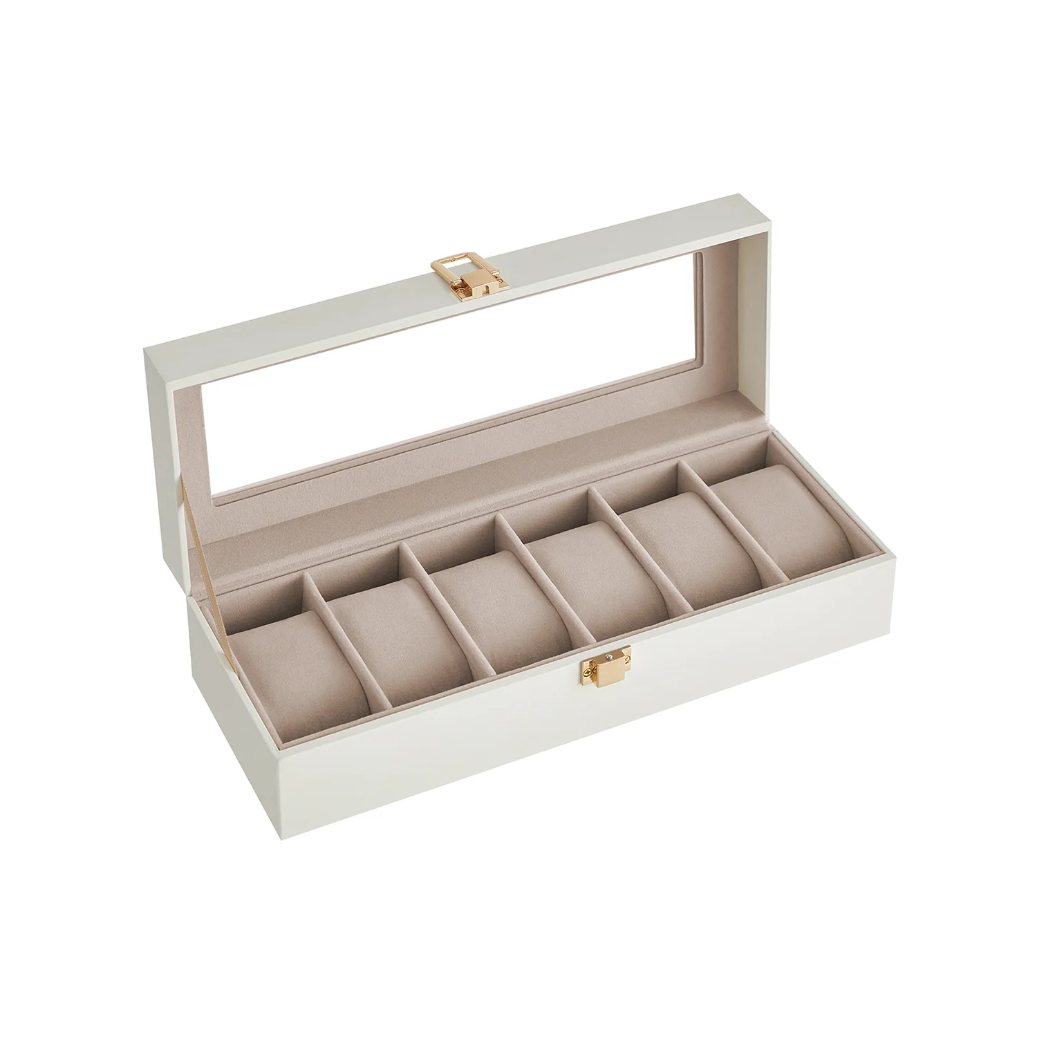 6 Slots Velvet Lining Watch Box - Image 5