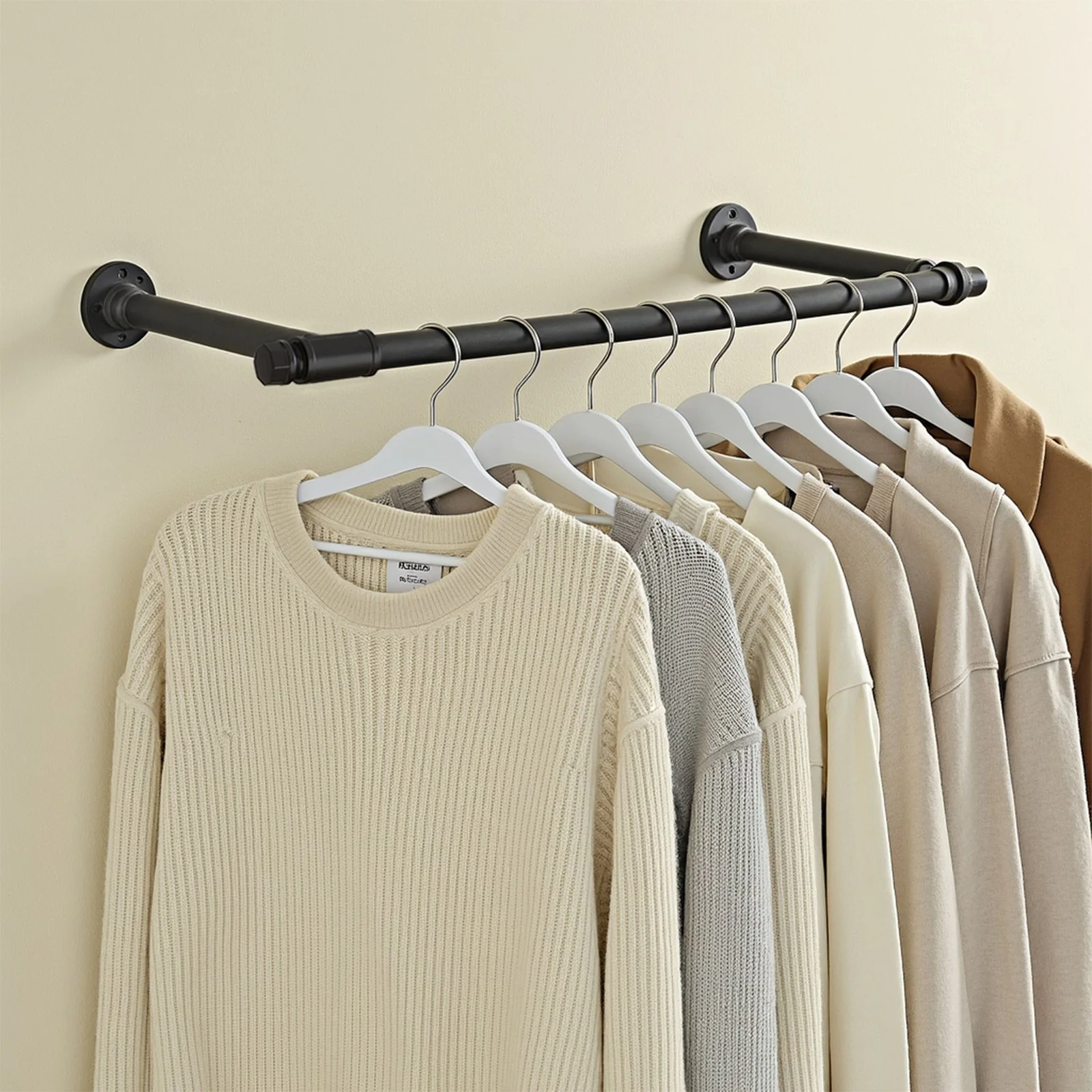 Wall-Mounted Clothes Rail - Image 2
