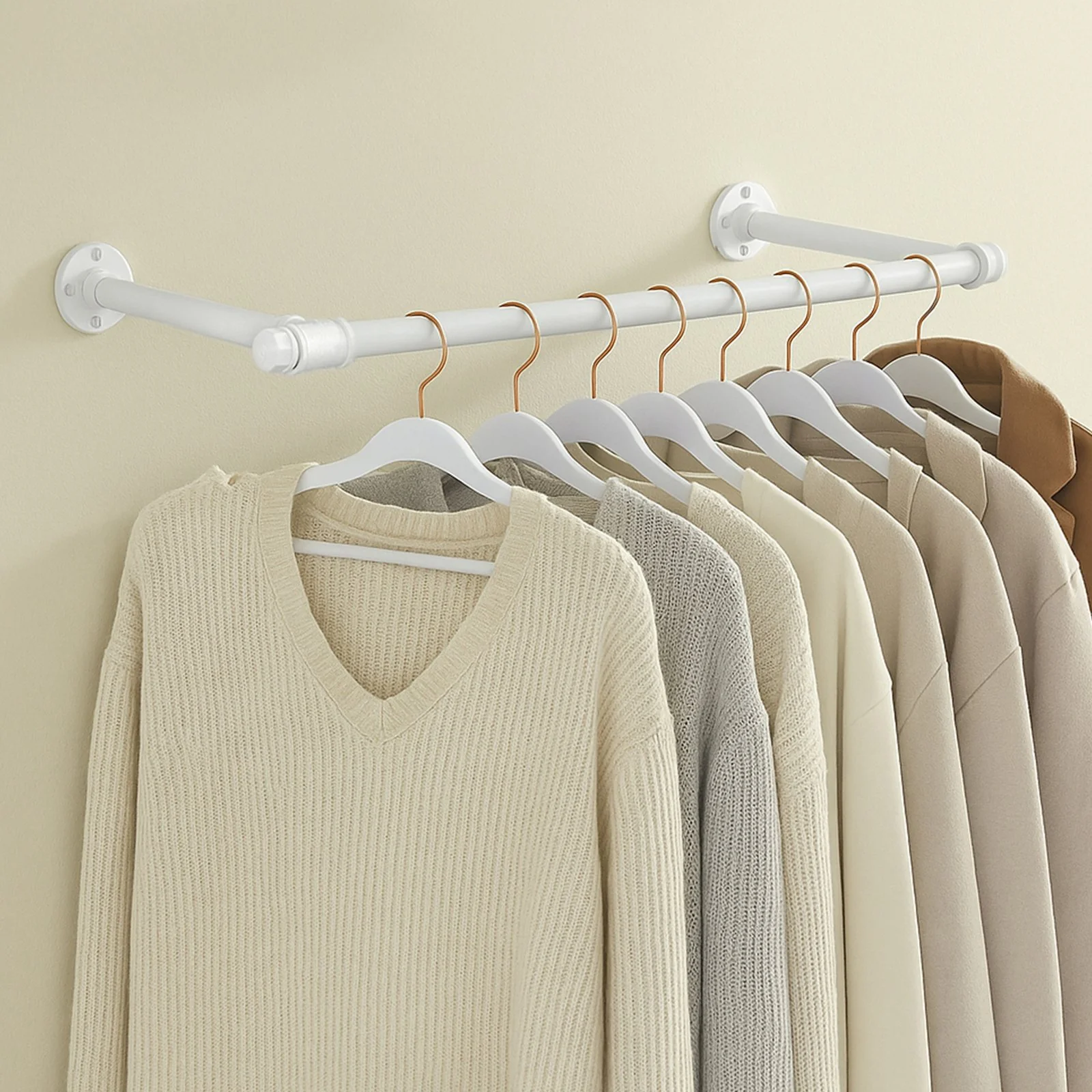 Wall-Mounted Clothes Rail - Image 3