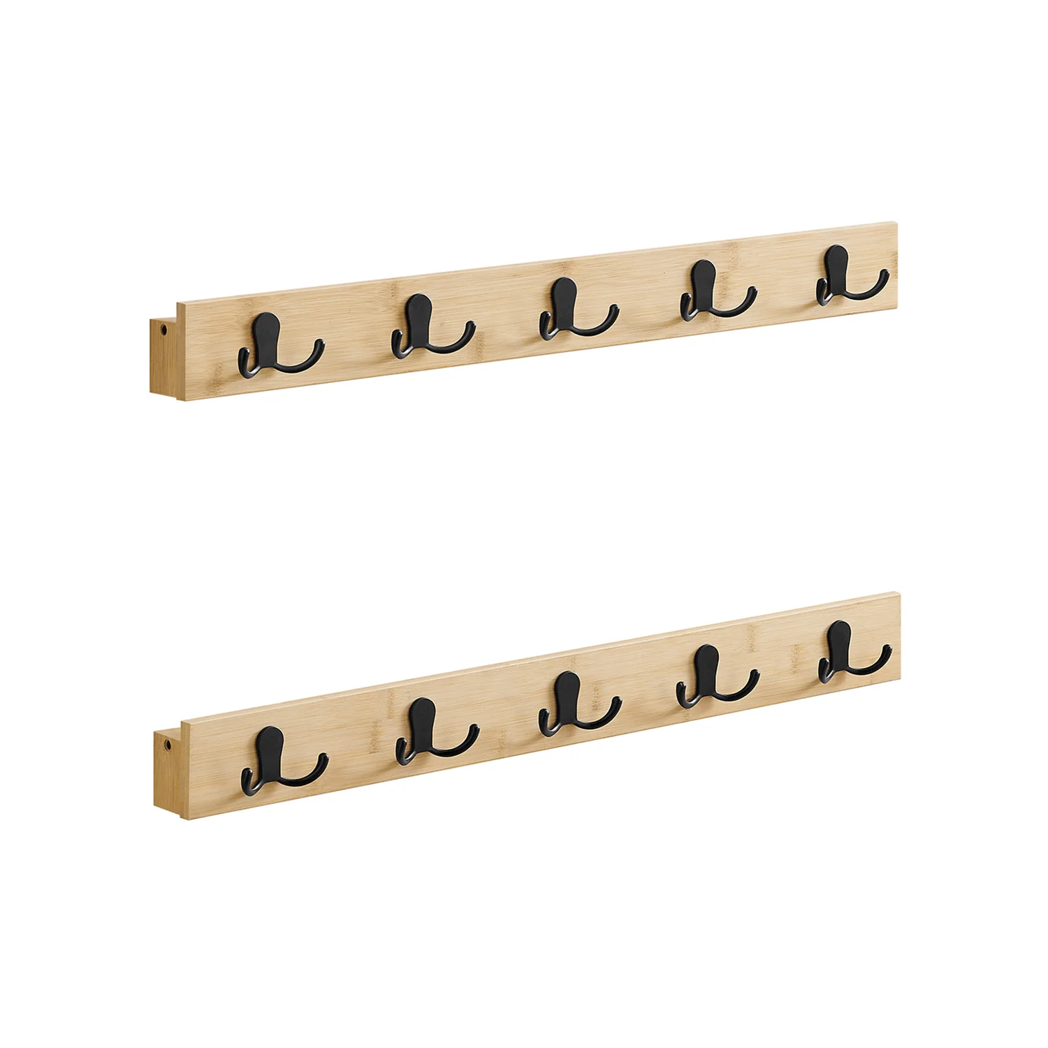 Wall-Mounted Coat Rack with 5 Hooks - Image 3