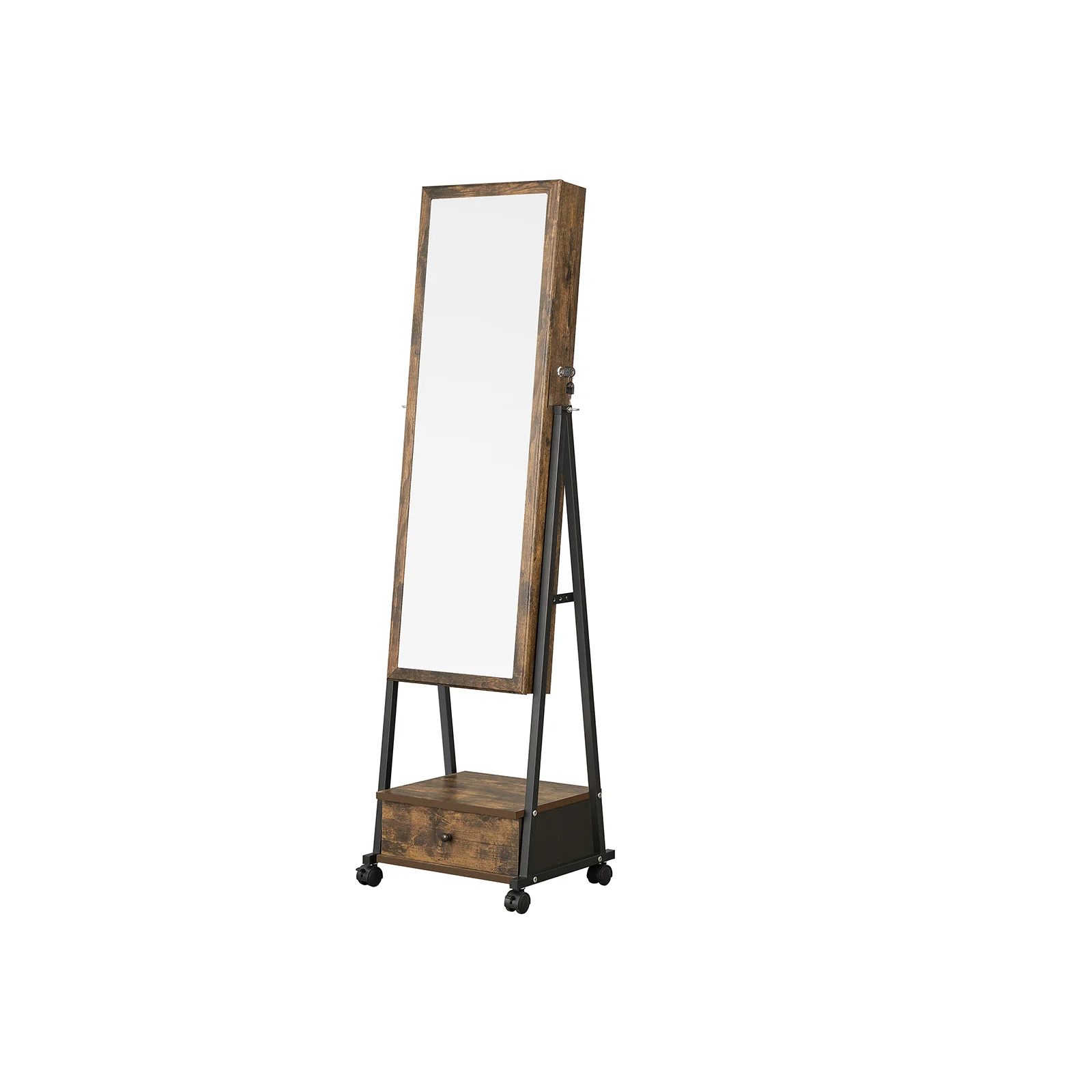 Movable Jewellery Armoire with Drawer