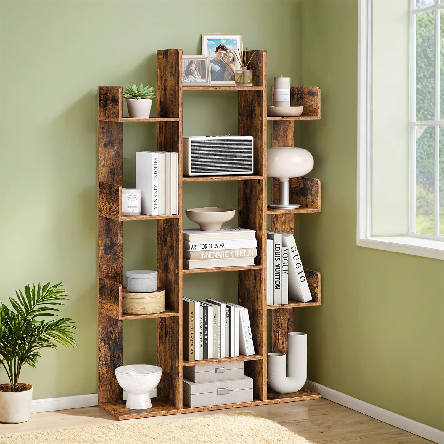 13 Storage Shelves Bookshelf