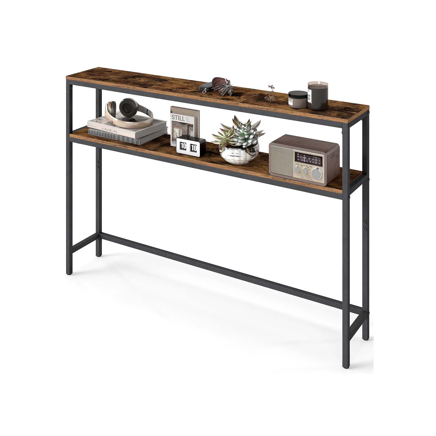 2-Tier Console Table for Hallway - Image 2