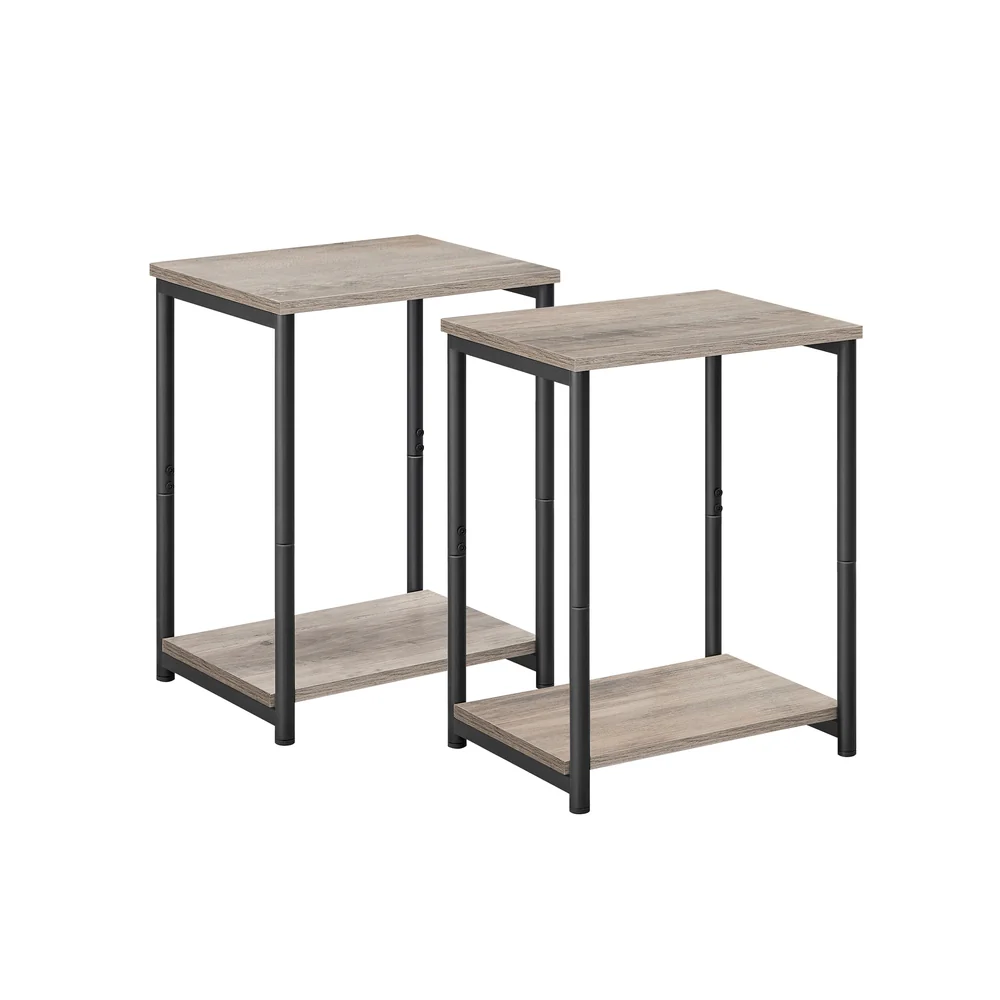 2-Tier Side Tables, Set of 2 - Image 2