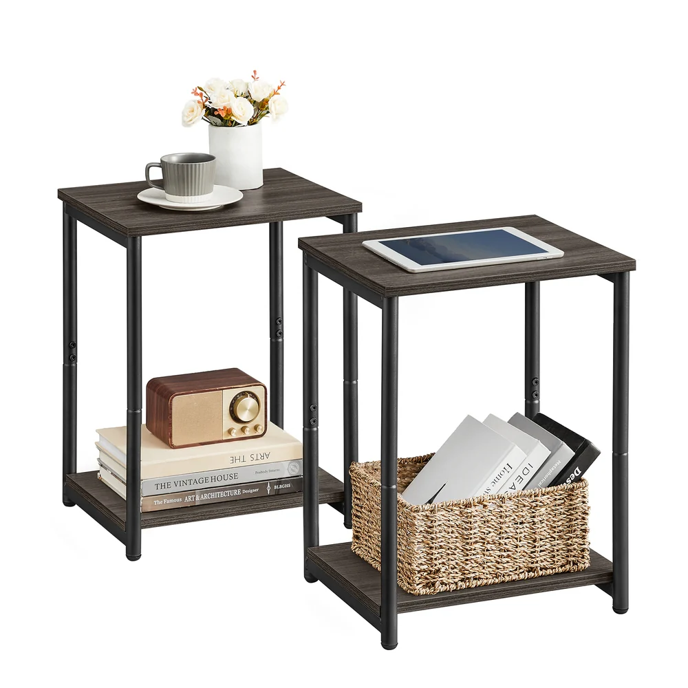2-Tier Side Tables, Set of 2 - Image 6