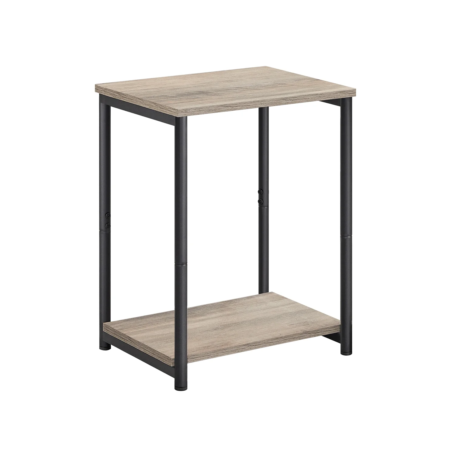 2-Tier Square Sofa Side Table