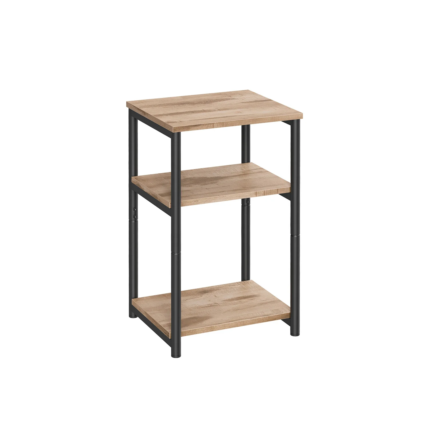 3-Tier End Table with Steel Frame - Image 4